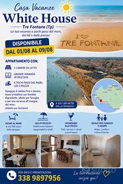 TRE FONTANE (TP) 1/9 agosto disponibile