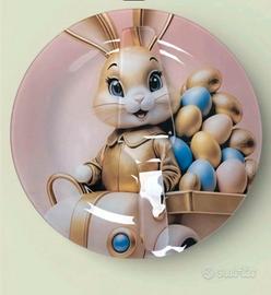 Piatto grande in vetro con paletta servi-dolce