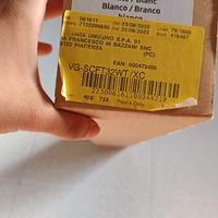 cornice decorativa TV 32 pollici bianca 