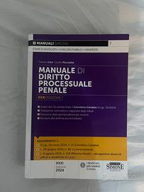 Manuale di diritto processuale penale