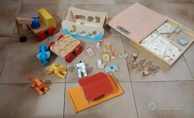 GIOCHI VINTAGE LEGNO DIDATTICI