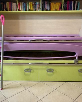 Letto a castello scorrevole(Moretti compact)