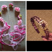 2 cerchietti bimba artigianali 