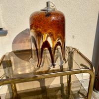 Splendida grande lampada Campana di Murano ‘70