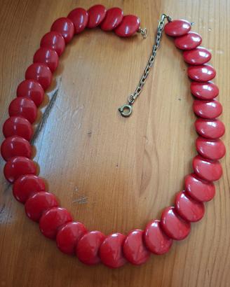 collana vintage plastica 
