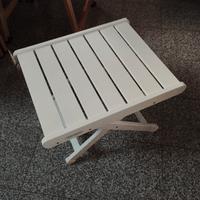 TAVOLINO FOPPAPEDRETTI BASSO LACCATO BIANCO 