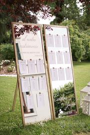 Specchio con cornice e supporto Tableau Mariage