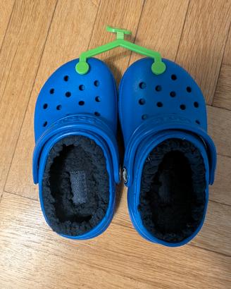 Crocs bimbo/a blu 24/25 mai usate