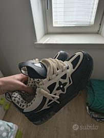 LV skates grigio scuro e bianco 