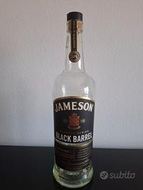 Bottiglia whisky JAMESON BLACK BARRELL vuota