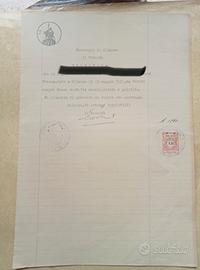 cimelio 1939 certificato di buona condotta 