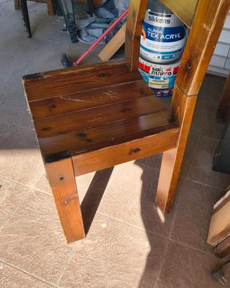 4 sedie in legno