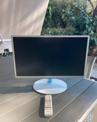 TV Samsung Bianco e azzurro