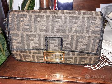 FENDI Donna Pochette in Tela in Marrone