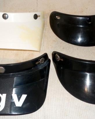 Lotto di quattro visiere per Caschi Moto  vintage