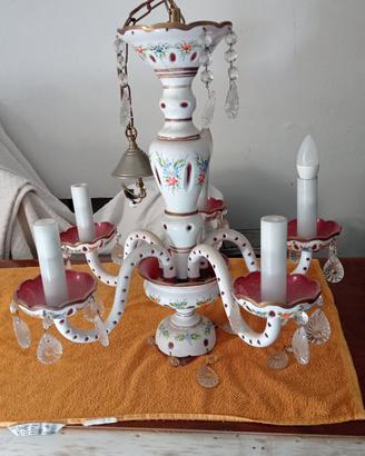 lampadari, lampada da tavolo e abajiou 