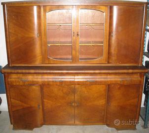 Libreria cristalliera vintage