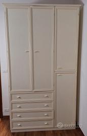 armadio legno laccato