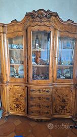 sala da pranzo completa in legno massello