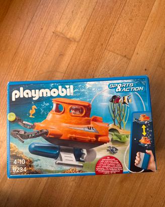 Playmobil sottomarino con motore 4-10 anni