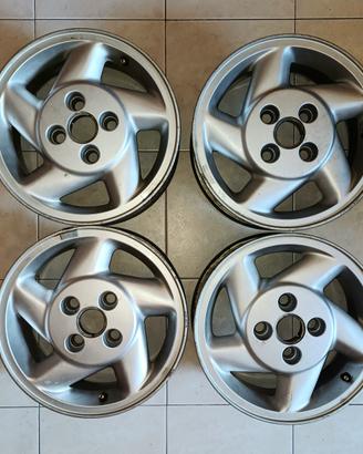 4 CERCHI IN LEGA FORD RS 4X108 R14 SIERRA ESCORT