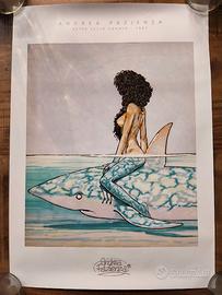 Poster Betta e lo squalo di Andrea Pazienza