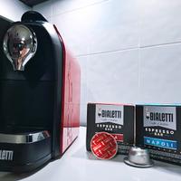 Bialetti bundle super rosso + capsule
