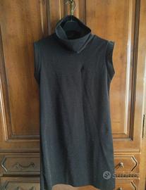 Abito nero glitterato Made in Italy- Perida