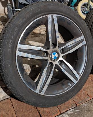 4 cerchi BMW in lega 5 razze