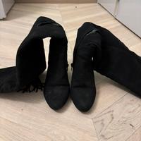 Stivali al ginocchio neri taglia 37