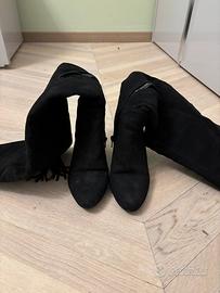 Stivali al ginocchio neri taglia 37