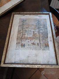 Quadro di Michele Cascella inverno