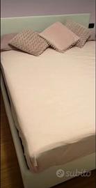 Letto contenitore bianco