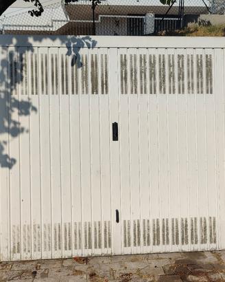 N.2 serrande basculanti Garage box in metallo