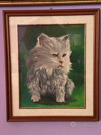 Quadro dipinto olio su tela Francesco Lej LE FRANK