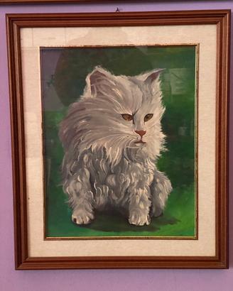 Quadro dipinto olio su tela Francesco Lej LE FRANK