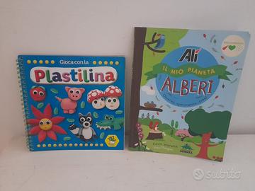 2 libri Gioca con la plastilina e Il mio pianeta