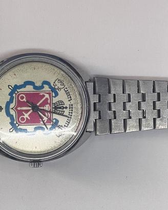 Orologio Slava stemma di San Pietroburgo