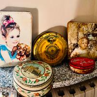 Scatole in latta vintage