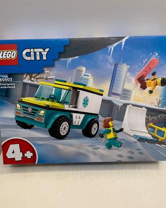 Lego City Emergency cod 60403 nuovo