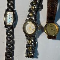 Lotto 3 orologi vintage donna non funzionanti