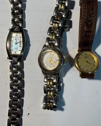 Lotto 3 orologi vintage donna non funzionanti