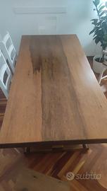 Tavolo fratino in noce 