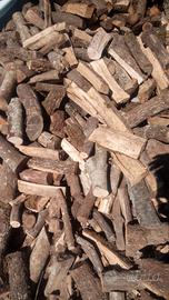 LEGNA DA ARDERE ASCIUTTA AL COPERTO 