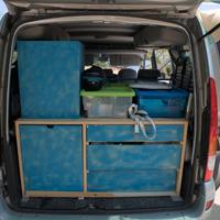 Camperizzazione per Kangoo Doblò Caddy ecc