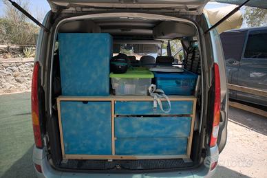 Camperizzazione per Kangoo Doblò Caddy ecc