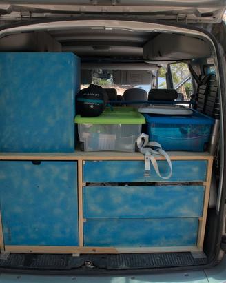 Camperizzazione per Kangoo Doblò Caddy ecc