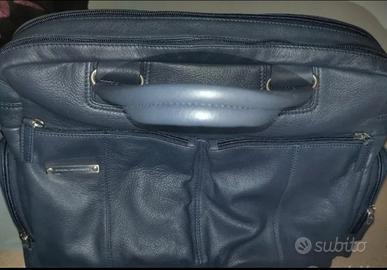 Borsa piquadro blu navy nuova.