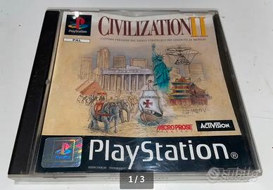 PS1: dual shock+controller Sony+2 mem card+Civ 2