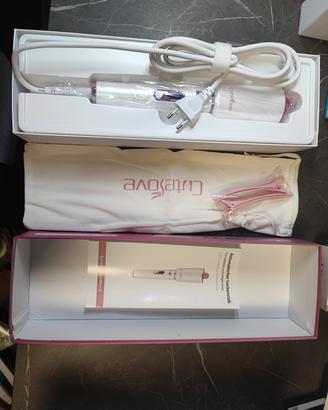 arriccia capelli, specchietto e skin scrubber